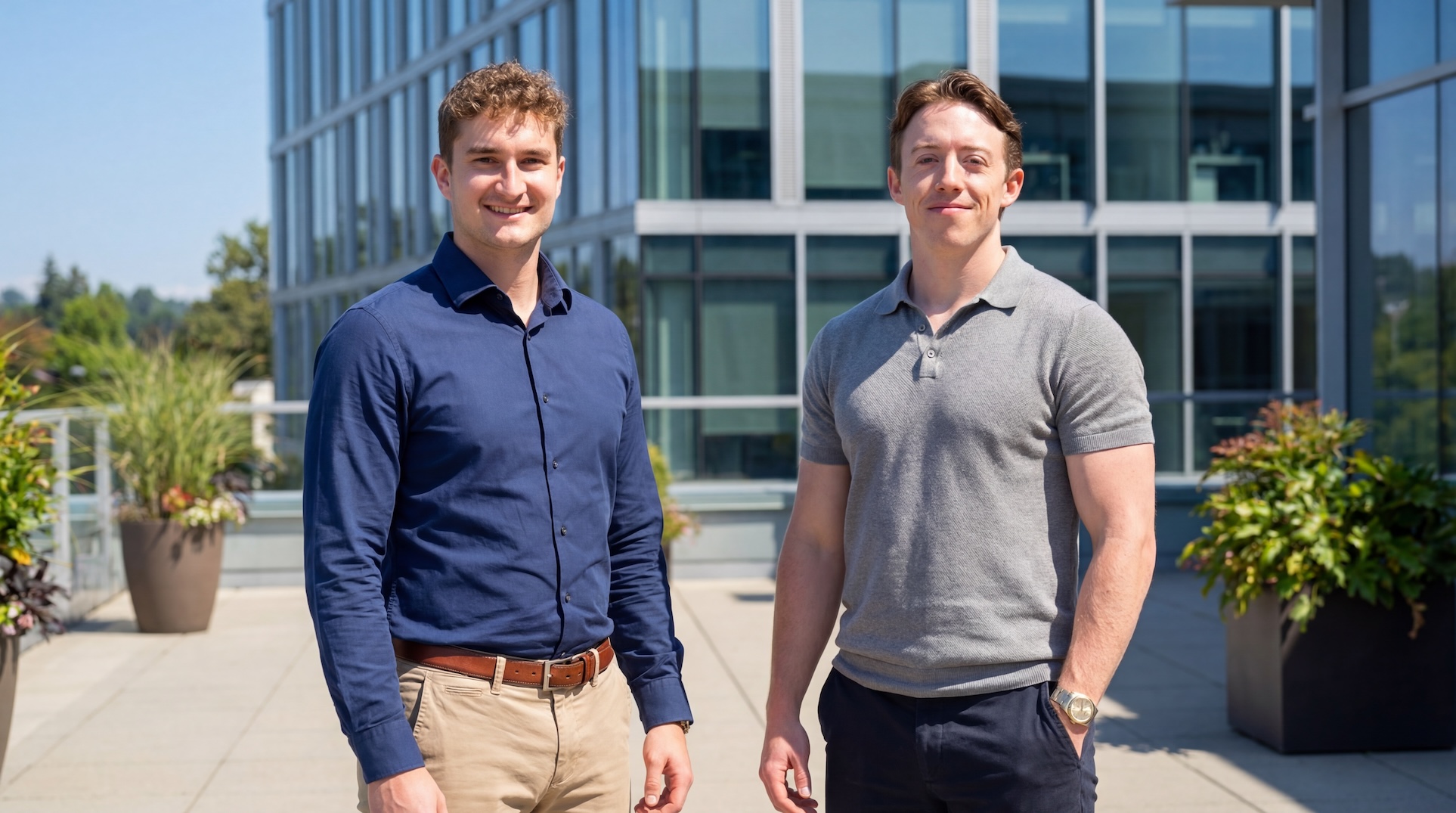 Leon und Dominic — die Gründer von W3bstar